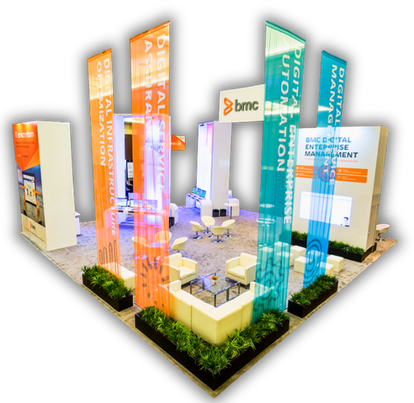 40x40 trade show display